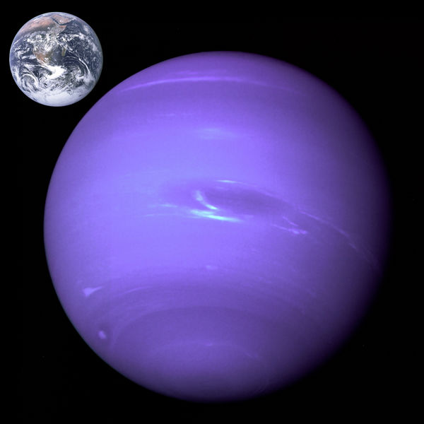 Neptuno y la Tierra